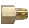 Reducer, Pipe Adapter 1/4 x 1/8 Brass 120RCA Fitting