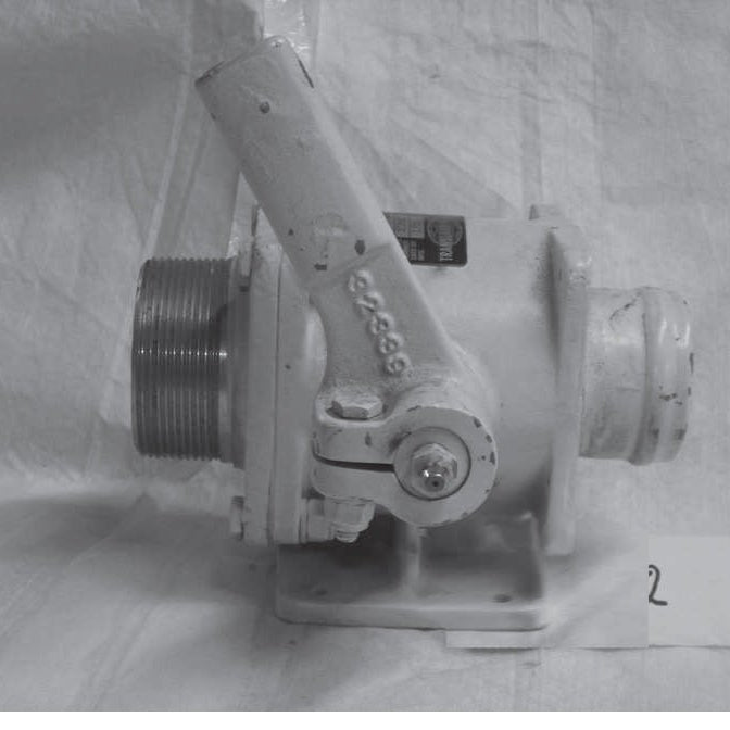 Aluminum Right Loader Valve 2" Cessna, Piper Brave Transland 20392