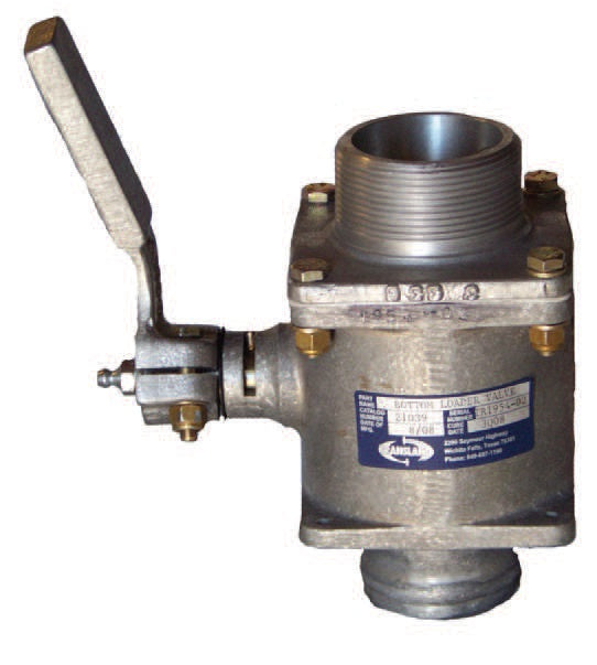 ALUMINUM BOTTOM LOADER VALVE AG CAT - TRANSLAND - 21039