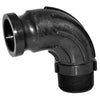 TerreMax 300FSWP90 3 Inch Male Camlock x 3 Inch Male NPT Sweep 90 | Ag Hose Fitting