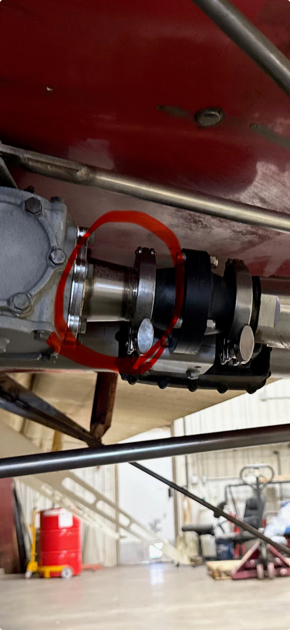 Stainless Agrinautics 3″ Flow Control Weld Adapter Assembly – 2½″ × 2″ Reduced Sanitary Outlet