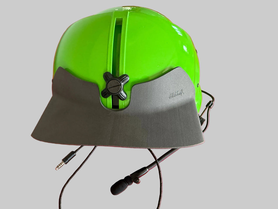 Universal Helmet Sun Visor – 3D Printed Nylon | Adjustable Shade for Aviation, UTV, ATV & Work Helmets