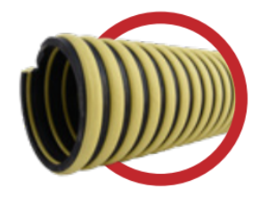 Black & Yellow EPDM Suction Hose – Heavy Duty Agricultural Hose
