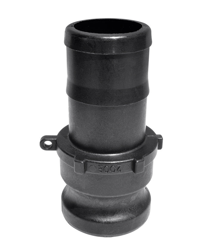 E Series Polypropylene Camlock Coupling – Male Camlock x Hose Barb (TerreMax)