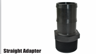 Terremax Straight Adapter Hose Barb x Male NPT – Ag Sprayer Fittings