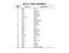 Agrinautics 65715-1 Pump Assembly INDIVIDUAL PARTS/DIAGRAM For Large Aircraft