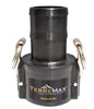 C Series Polypropylene Camlock Coupling – Female Camlock x Hose Barb (TerreMax)