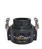 TerreMax 300200D 3 Inch Female Camlock Coupler x 2 Inch Female NPT | Poly Camlock Adapter
