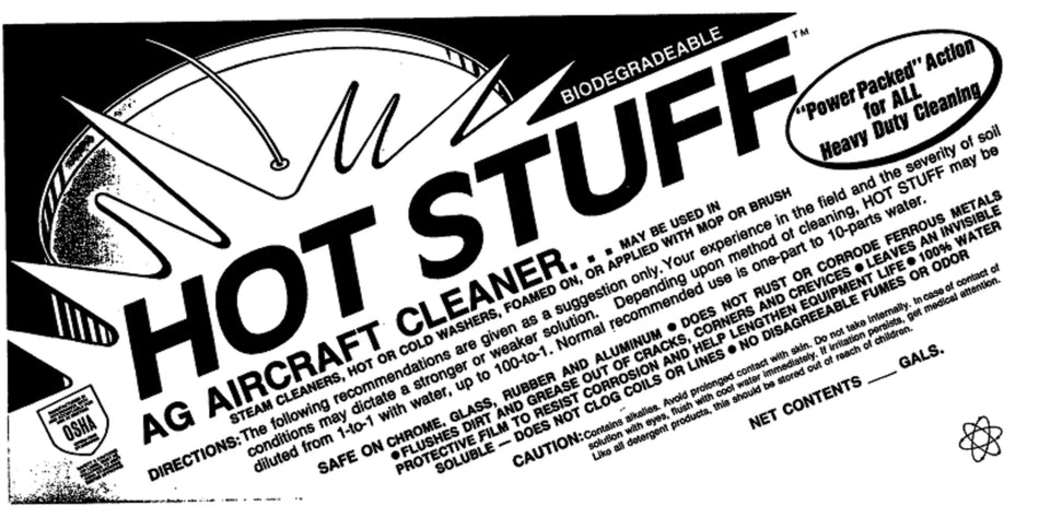 HotStuff Ag Aircraft Cleaner Soap