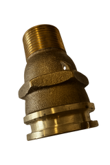 EMCO Wheaton Dry Break 1" Brass MM