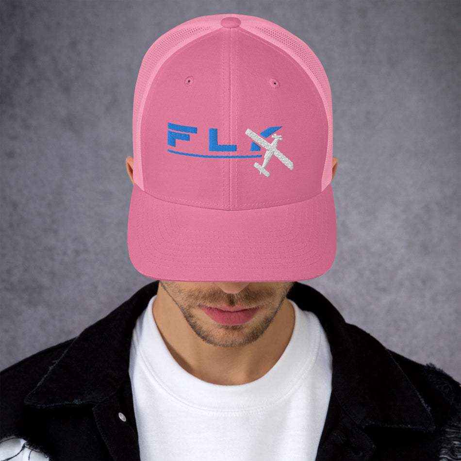 Fly Blue Trucker Cap