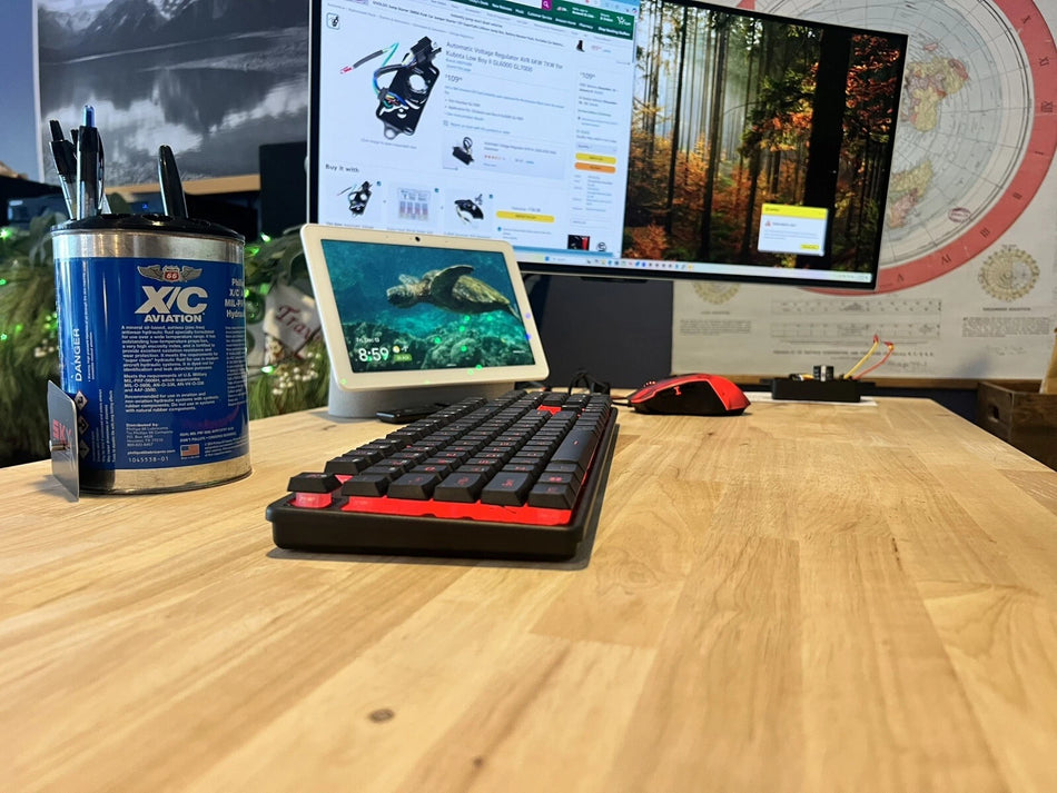 Aviation Oil Can Desk Organizer Magnetic Pen Holder Pilot Gift Decor