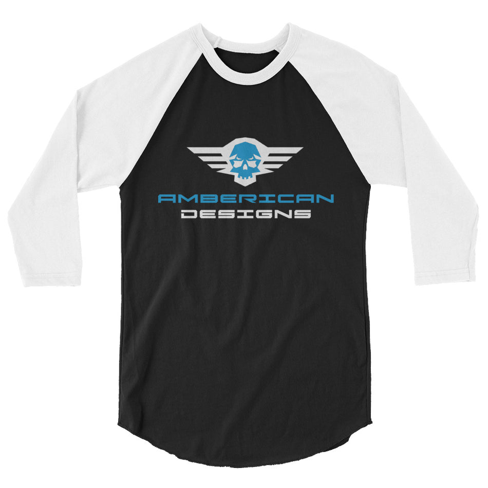Amberican Designs 3/4 sleeve raglan shirt